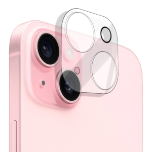 Película de Câmera iPhone 15 e iPhone 15 Plus Vidro Temperado 9H Resistente a Riscos