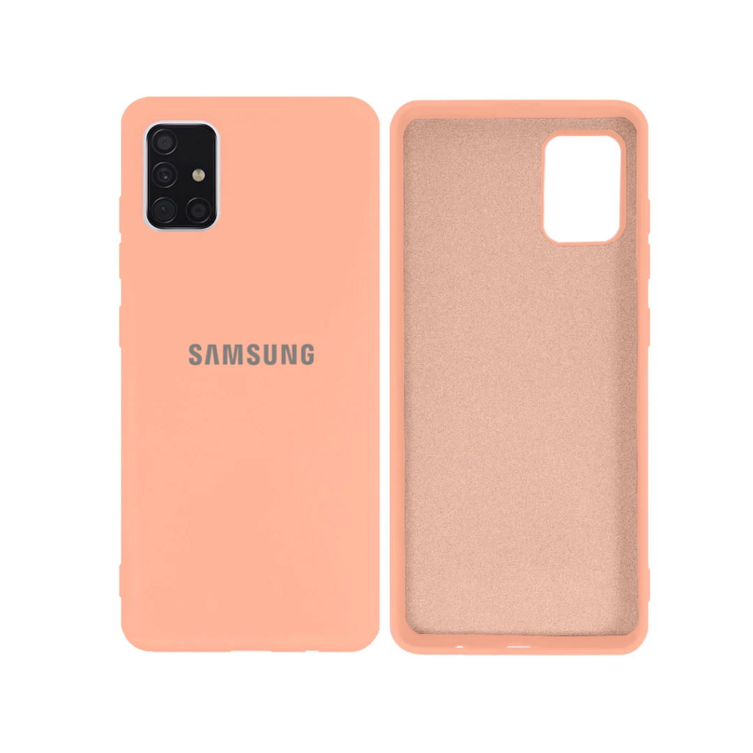 Capinha Celular Galaxy A51 Silicone Cover Aveludado