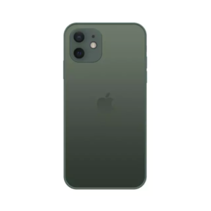 Capinha Celular Para iPhone 12 Silicone Vidro Fosco