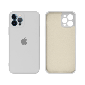 Capinha Celular para iPhone 12 PRO com Proteção de Câmera Silicone Veludo