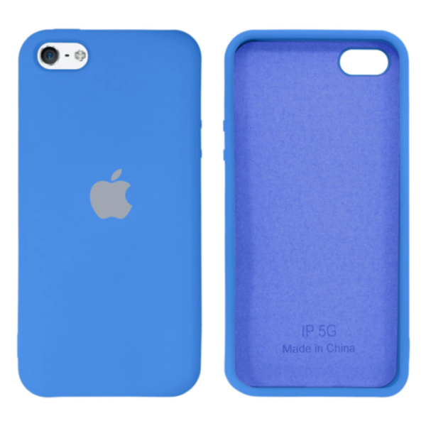Capinha Celular iPhone 5, 5S e SE 1ª Geração (2016) Silicone Flexível Aveludado