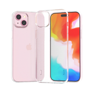 Capa Silicone Transparente iPhone 15 Plus