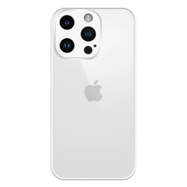 Capa Silicone Vidro Glass iPhone 13 Pro Max Lentes de Safira