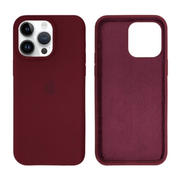 Capinha Silicone Aveludado para iPhone 14 Pro Max - Imagem 6