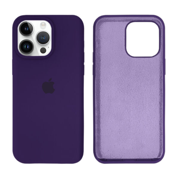 Capinha Silicone Aveludado para iPhone 14 Pro Max - Imagem 4